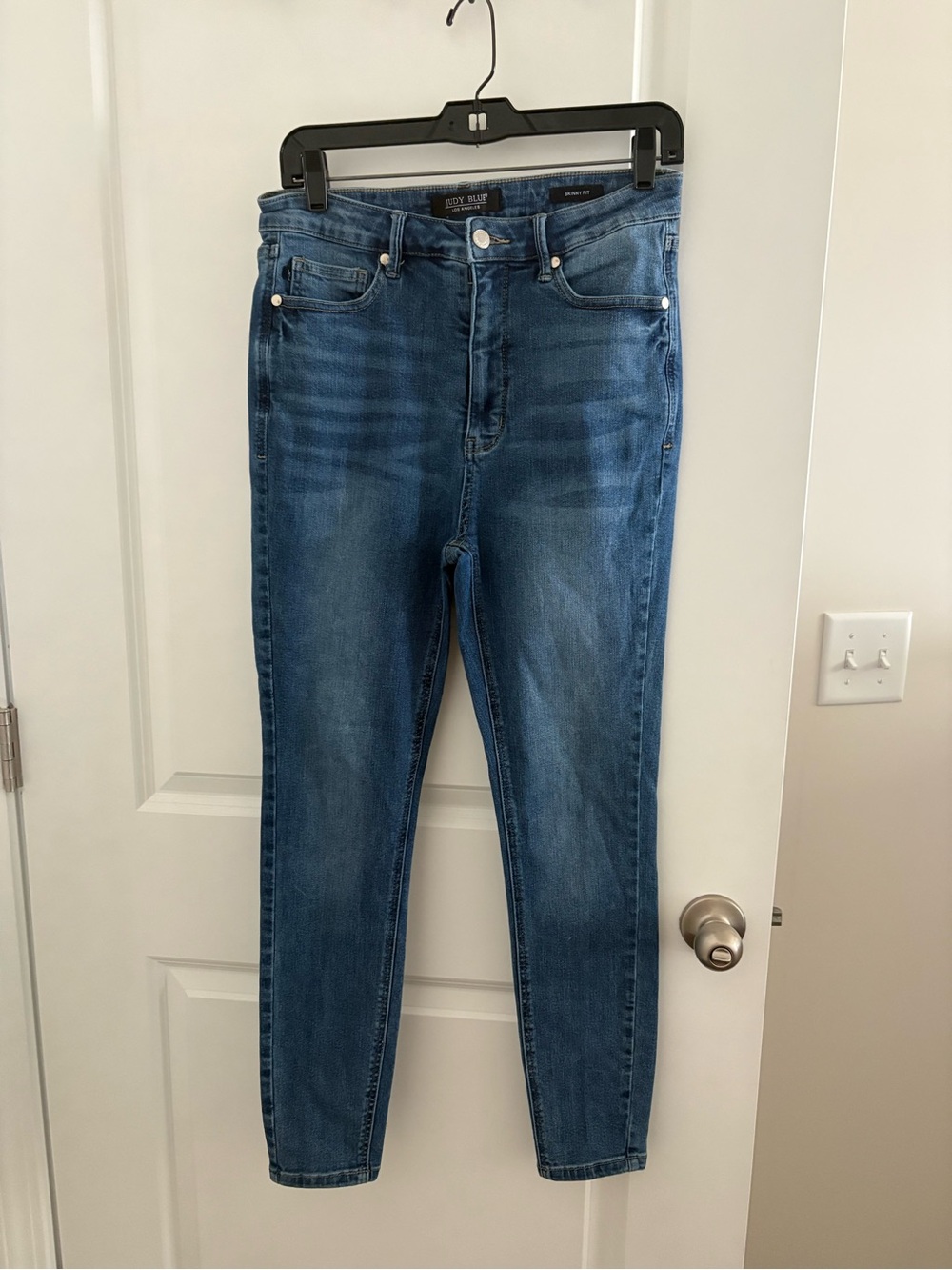 Judy Blue Mid Blue  Skinny Jeans
